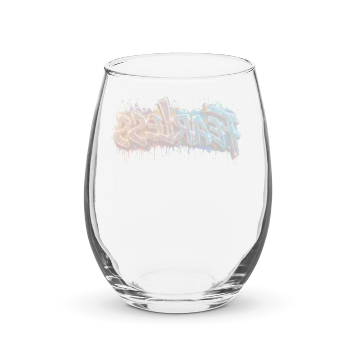 Fearless Graffiti Stemless Wine Glass product image (2)