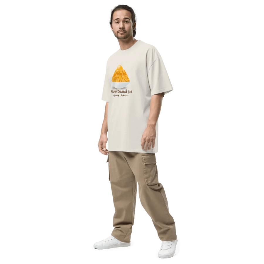 Summer dessert_Taiwan mango shaved ice Oversized T-Shirt product image (4)