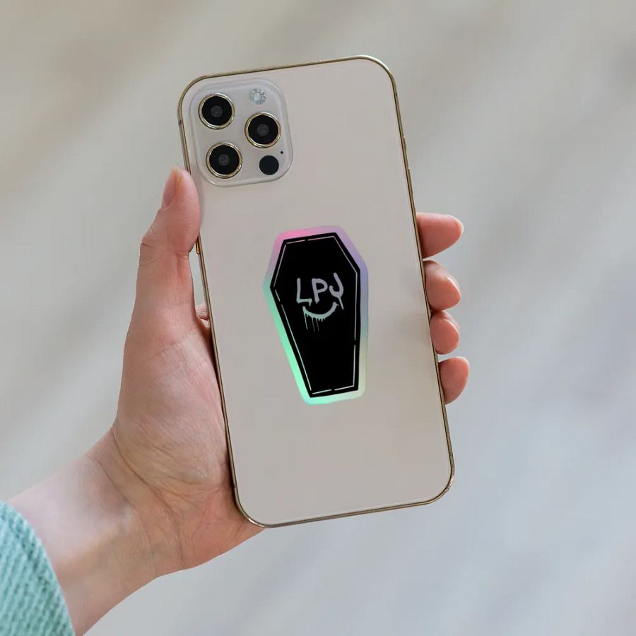 LPJ Holographic Coffin Sticker product image (8)