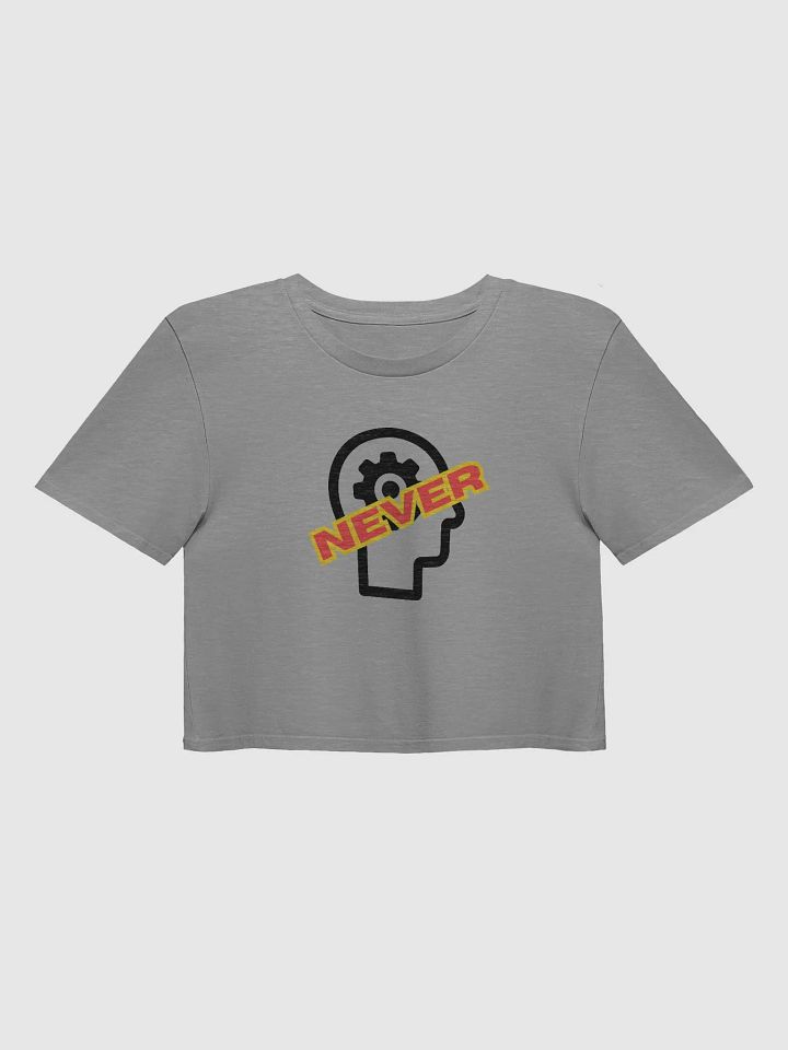 NEVER MIND Bold Statement Crop Top product image (1)