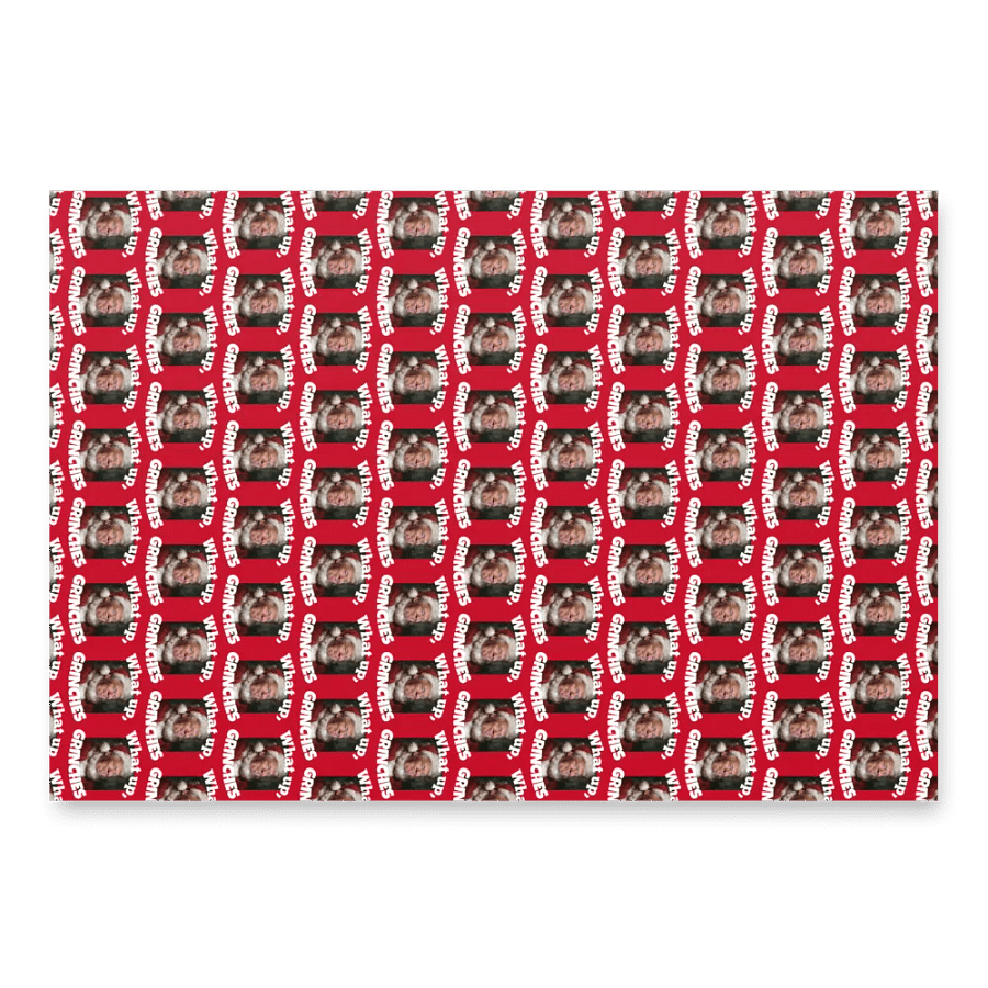 Trump & Biden Red Christmas Wrapping Papers product image (3)