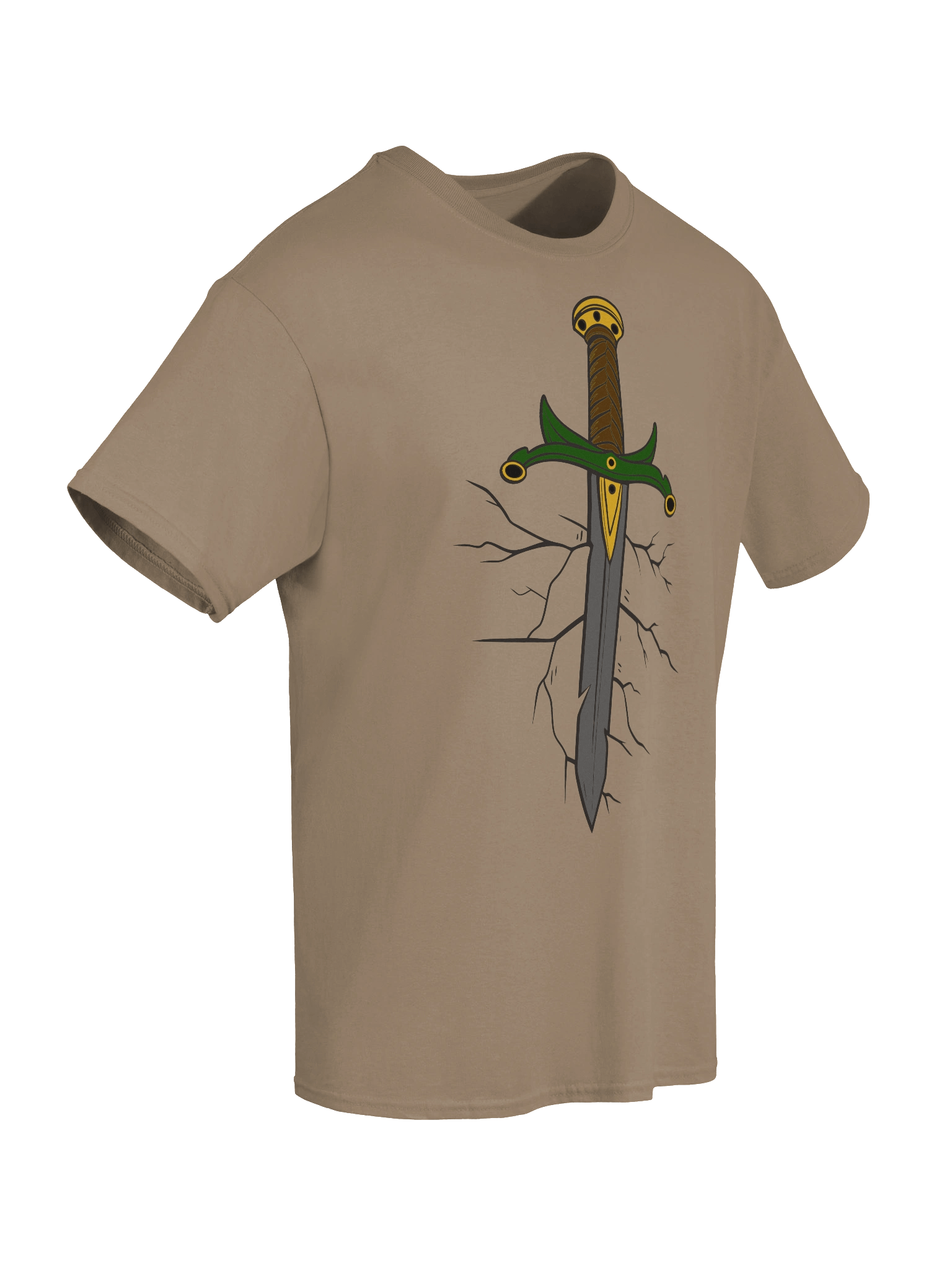 Cracked Steel Guardian Sword T-Shirt product image (8)