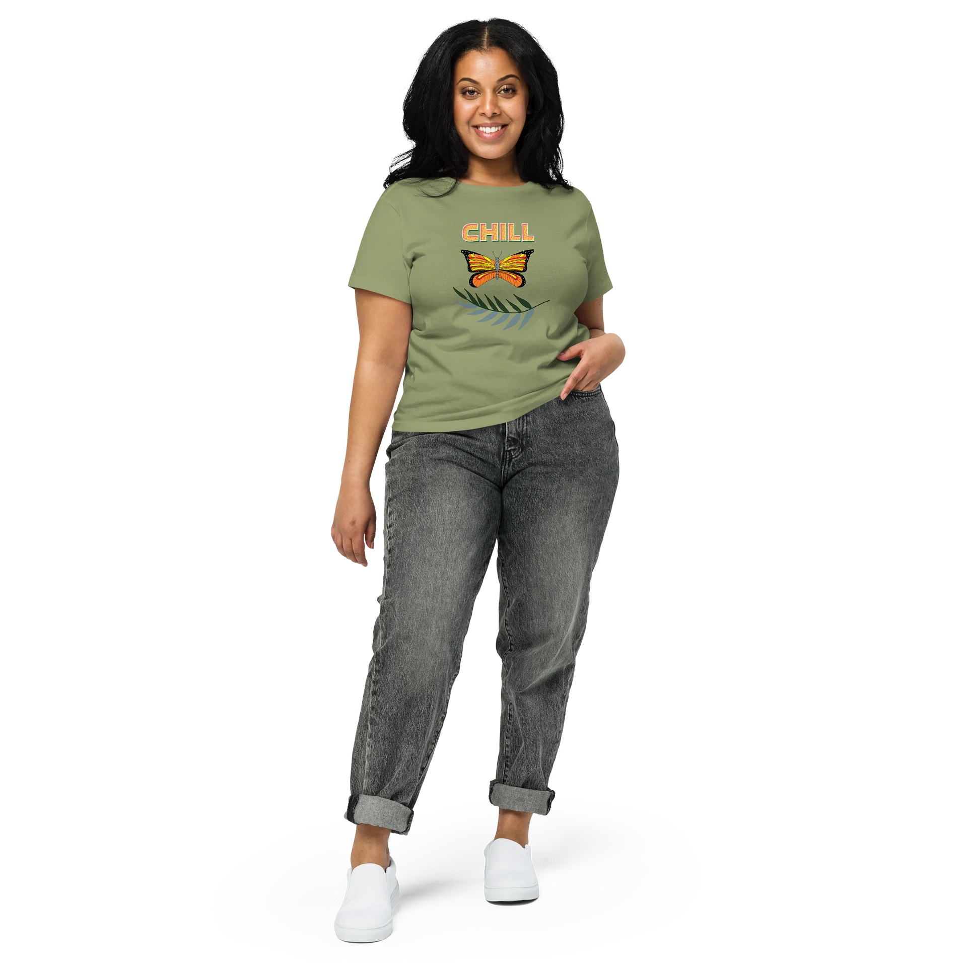 Butterfly Bliss High-Waisted Tee product image (3)