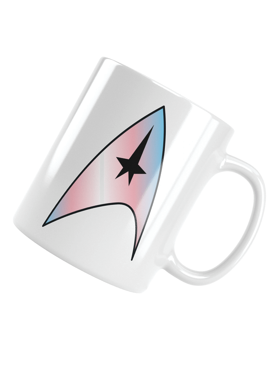 Trans Pride Gradient Starfleet Mug product image (4)