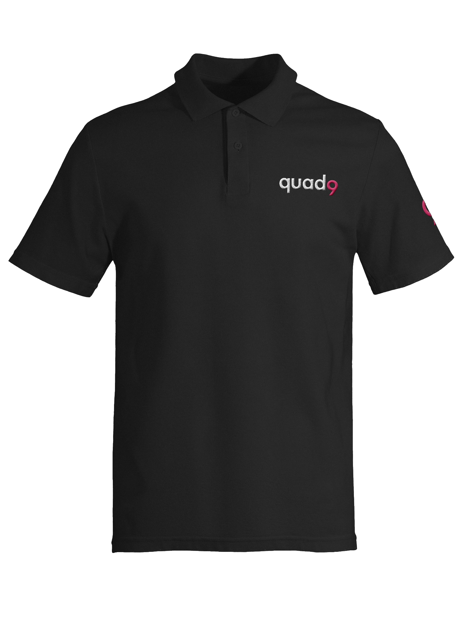 Quad9 Embroidered Logo Polo Shirt product image (5)