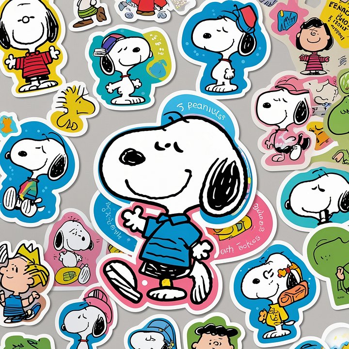 Fun & Colorful Snoopy Stickers - Ideal for Classrooms & Scrapbooks product image (2)