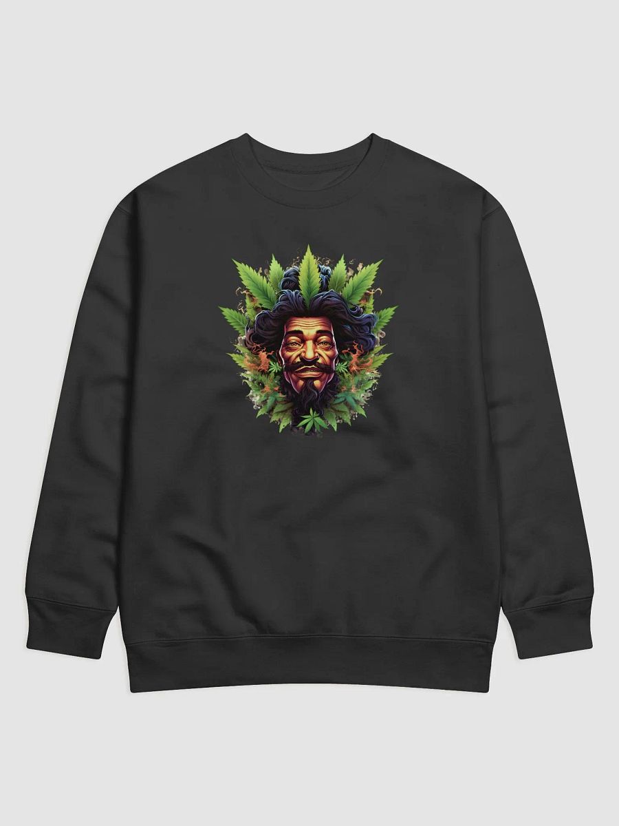 Rastaman 420 Happy Stoner Long Sleeve Sweater – Cozy Cannabis Culture Pullover product image (1)