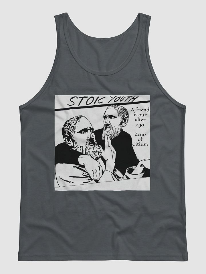 Stoic Youth Zeno of Citium quote Bella+Canvas Jersey Tank product image (1)