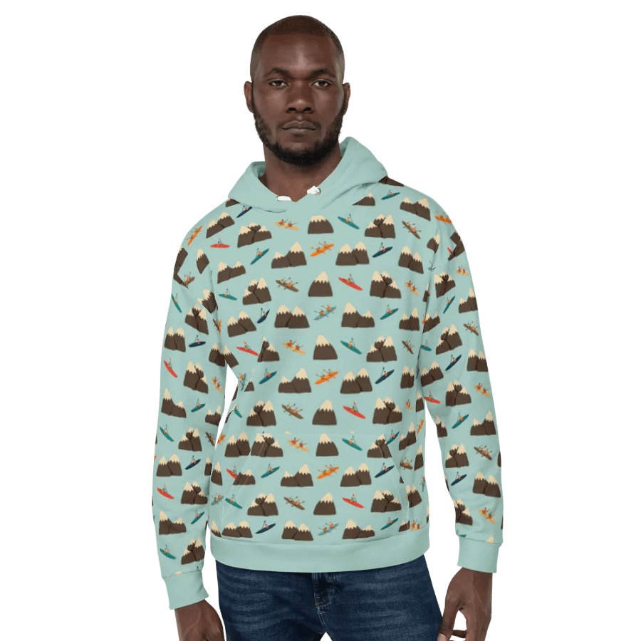 Paddling Peaks - All Over Hoodie product image (6)