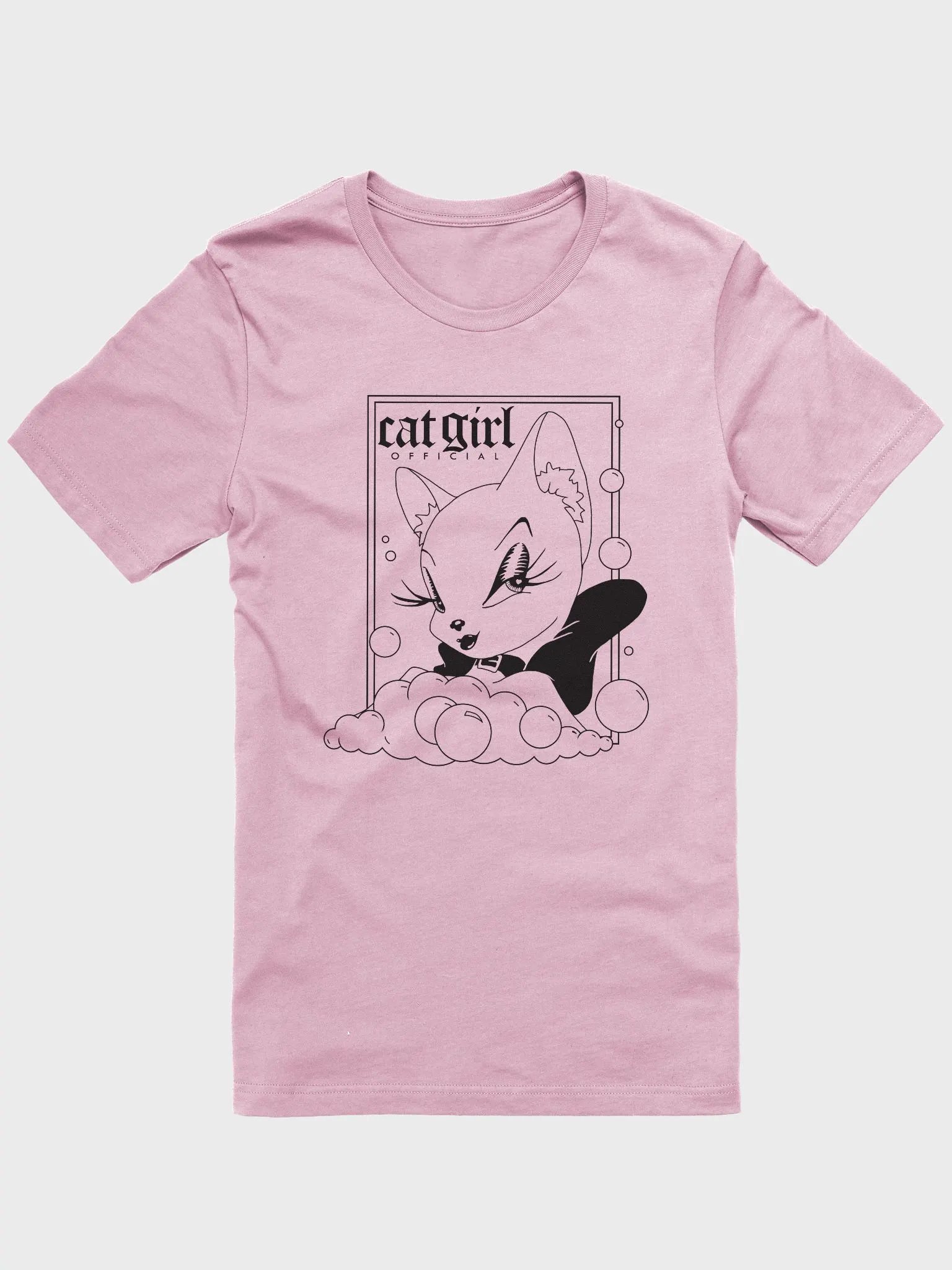 Cat Girl Bath Tee (Pink, Limited) product image (2)