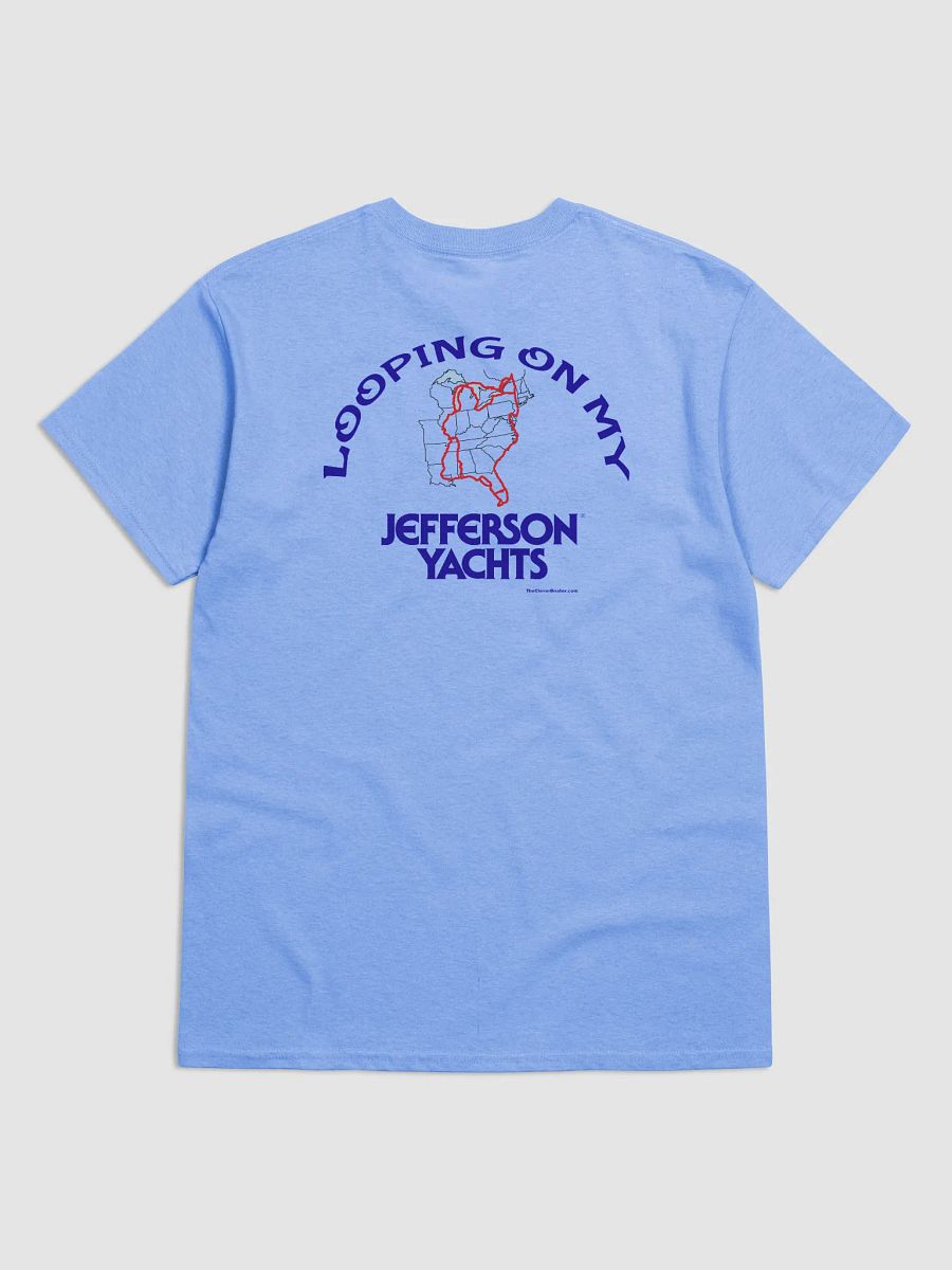 Looping On My Jefferson - T-Shirt - Light Shirt w/Blue Logo product image (1)