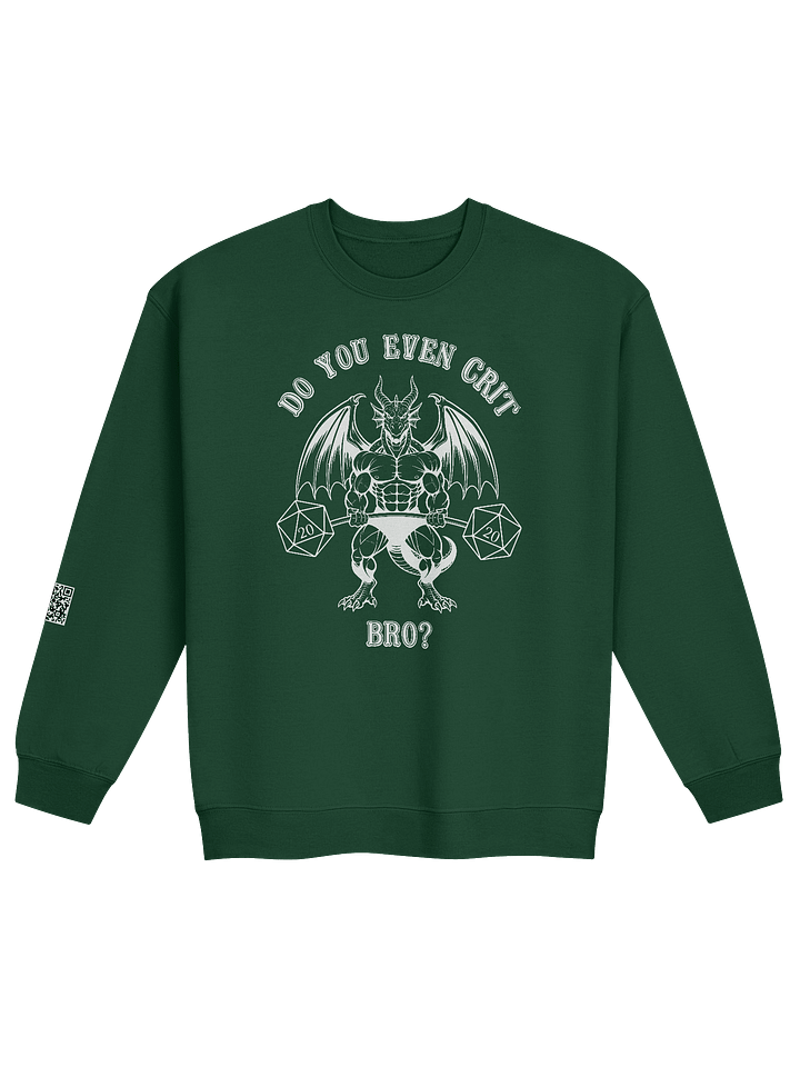 "Do You Even Crit Bro?" Crewneck Sweatshirt - Gildan Classic product image (7)