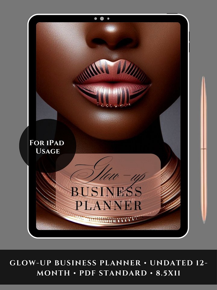Glow-Up Business Planner – 24-Month Undated product image (1)