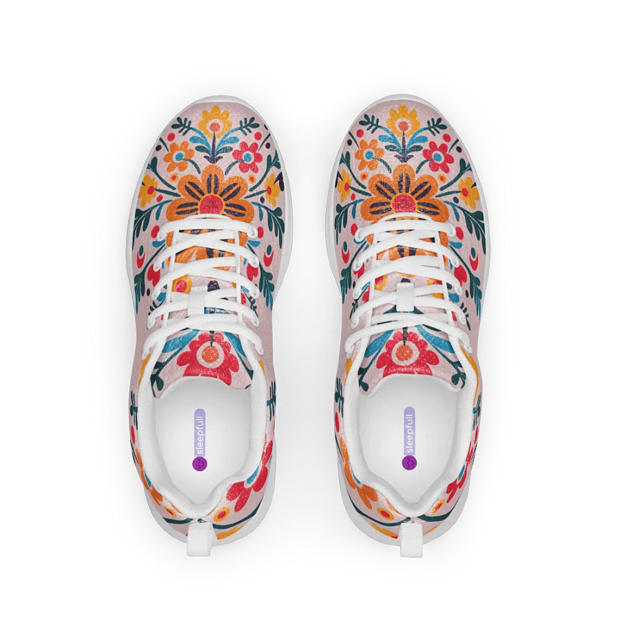 Quiet Mind Floral Athletic Shoes product image (6)