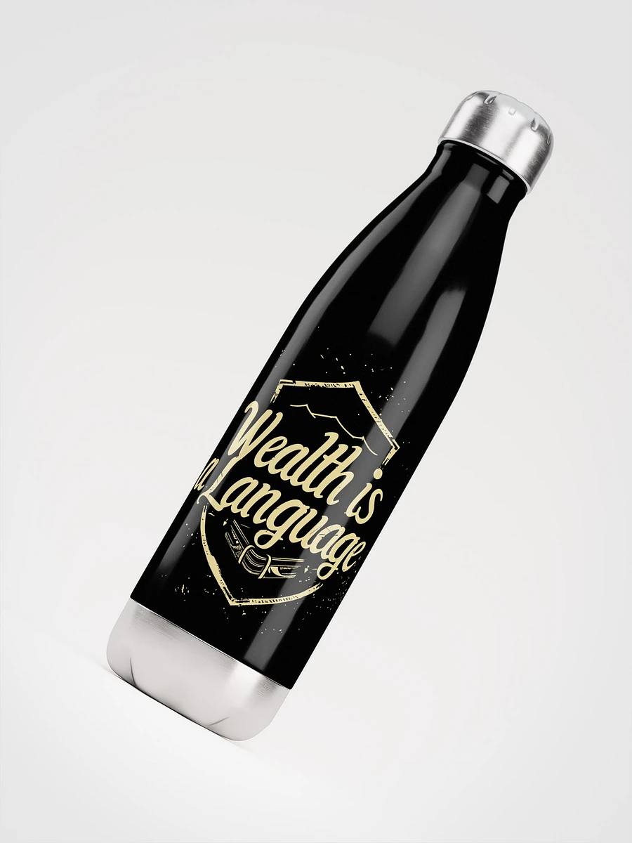 Wealth Is A Language Water Bottle product image (4)