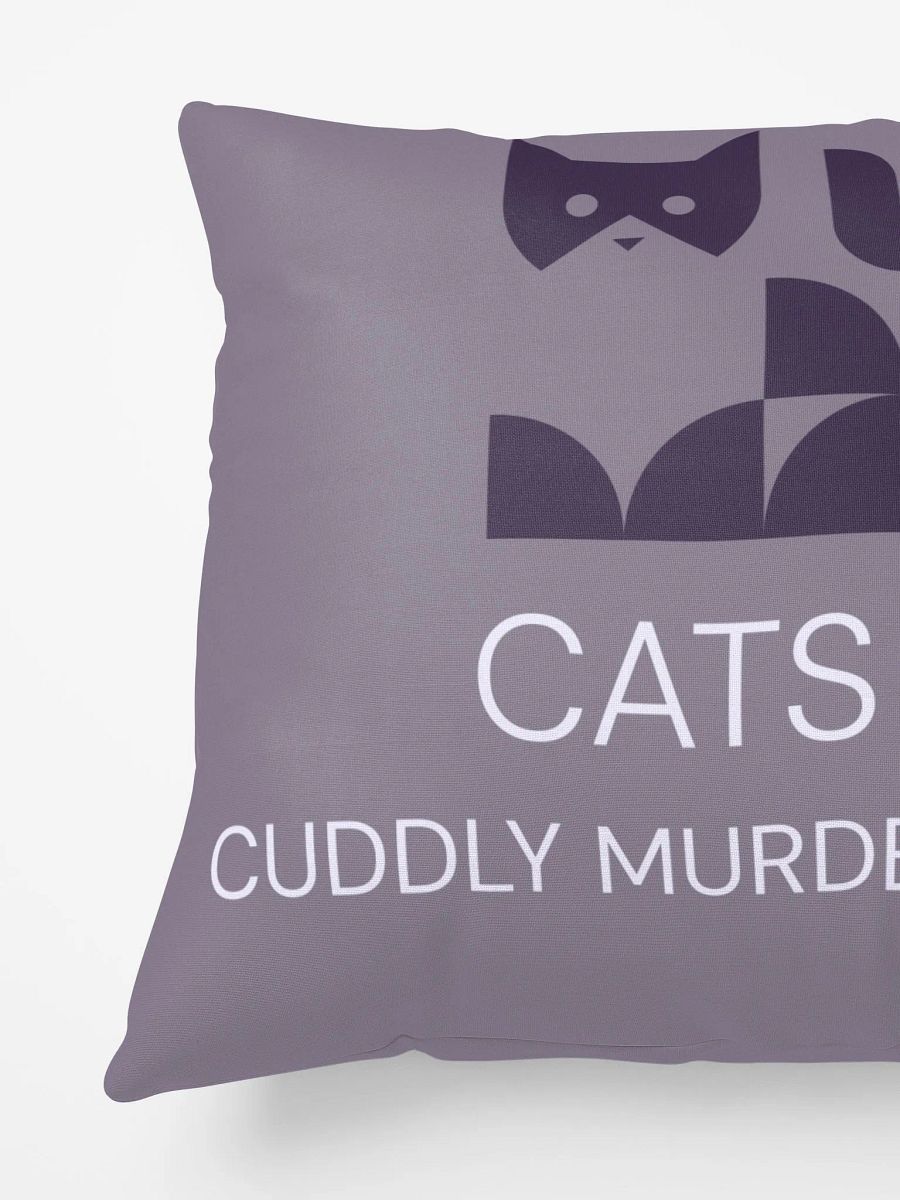CATS, CUDDLY MURDERERS. PILLOW product image (5)
