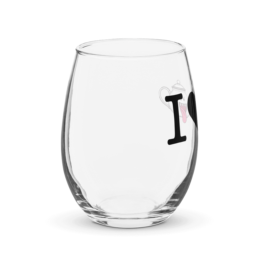 I Love Boo-Tea Stemless Wine Glass product image (4)