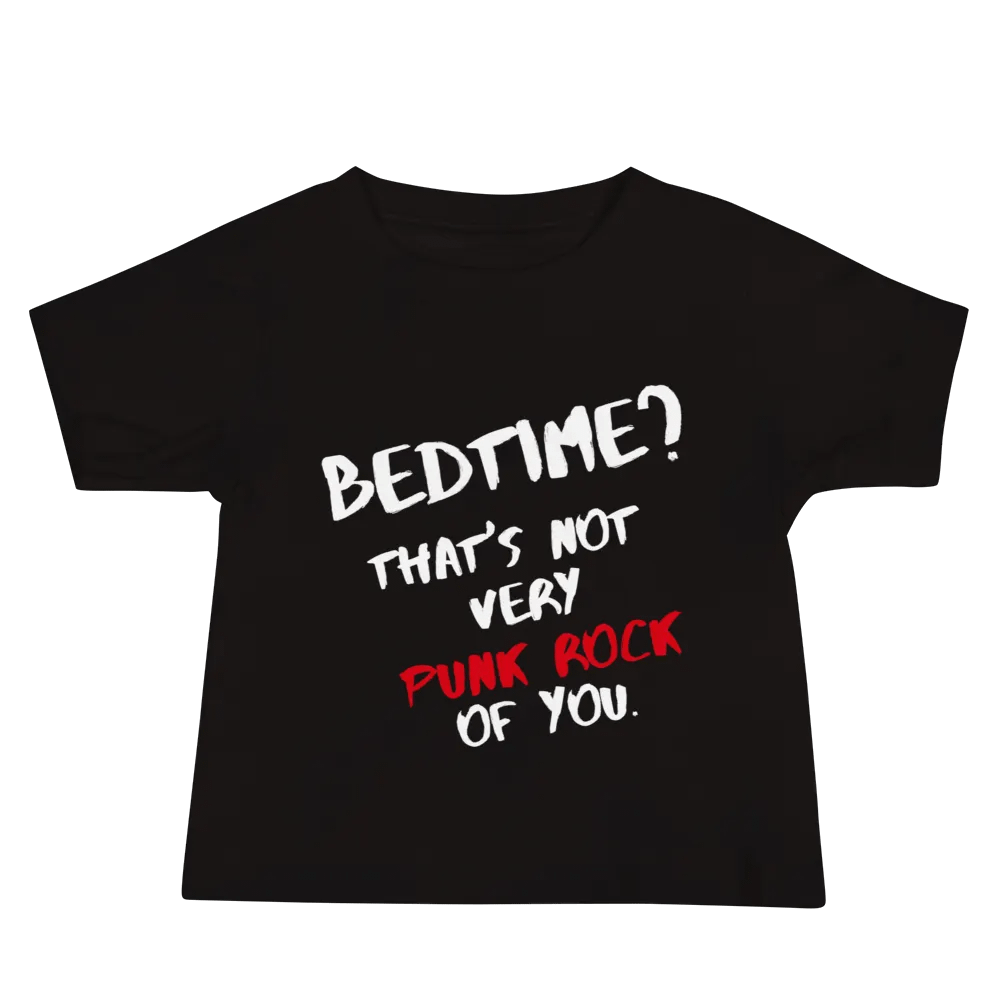 Bedtime is Not Punk Rock Baby Jersey Tee product image (1)