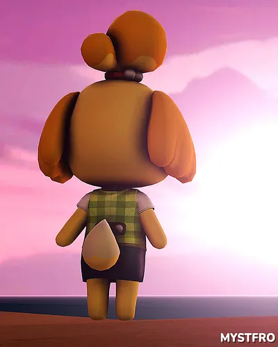 Isabelle Sunset! | Animal Crossing 🌅✨ #newleaf #newhorizons