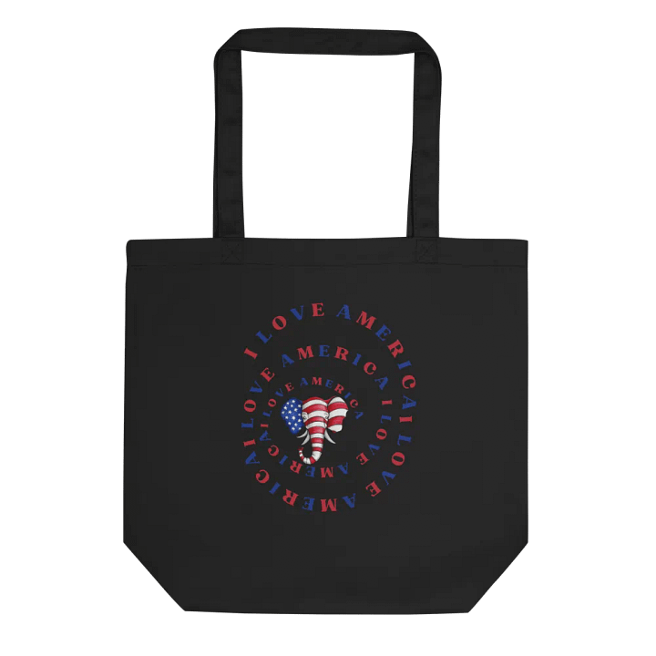 Econscious Eco-Friendly Tote Bag. I LOVE AMERICA product image (1)