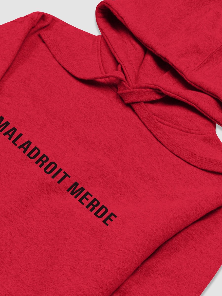 MALADROIT MERDE RED HOODIE product image (3)