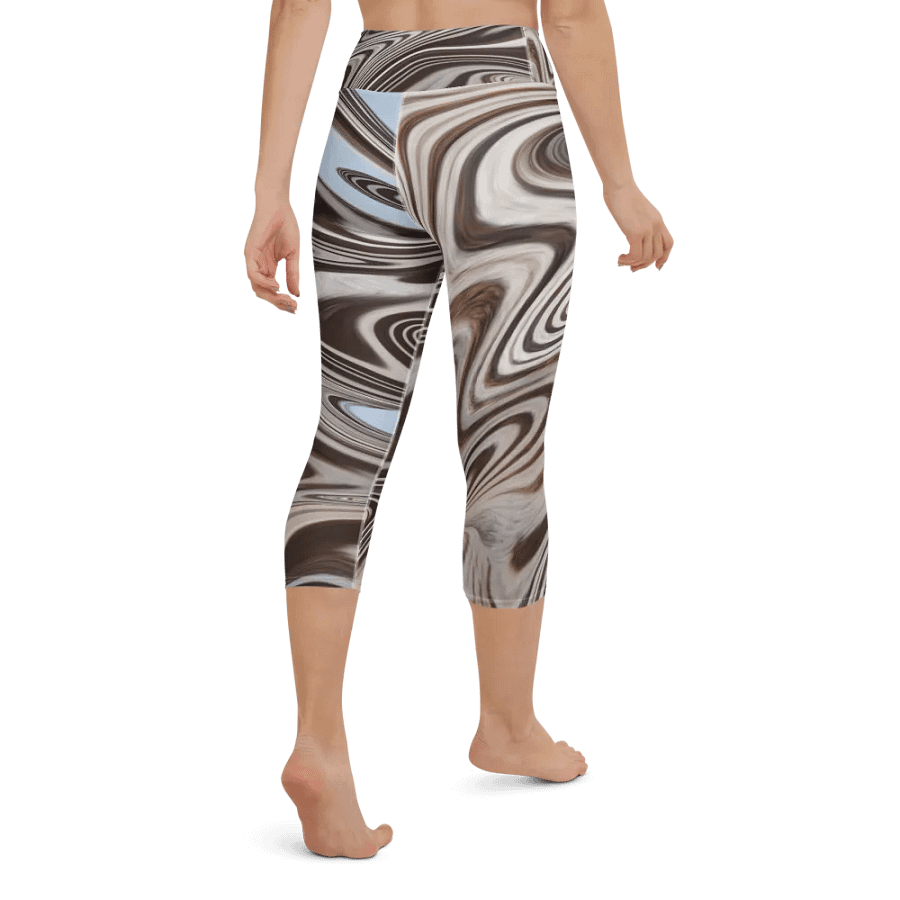 Swirls of Serenity Yoga Capri Leggings product image (3)