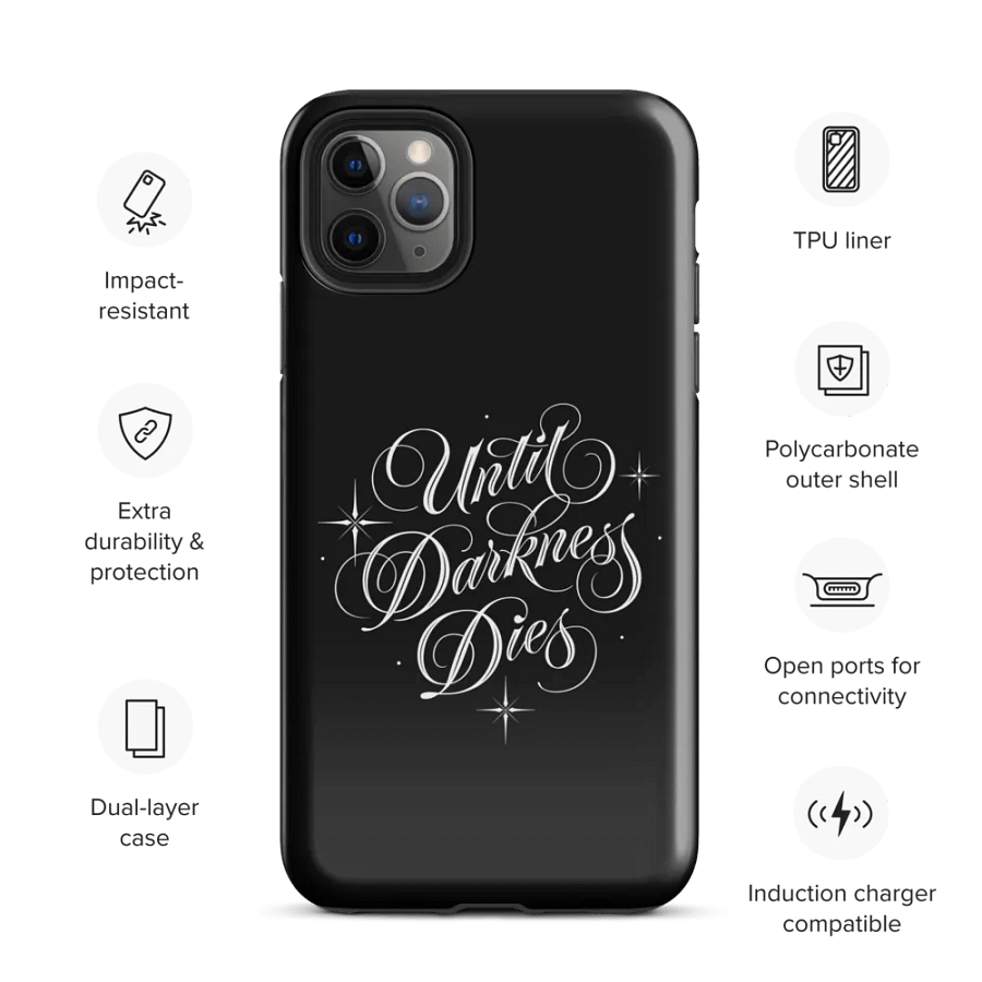 Until Darkness Dies (simple design) iPhone Case product image (2)