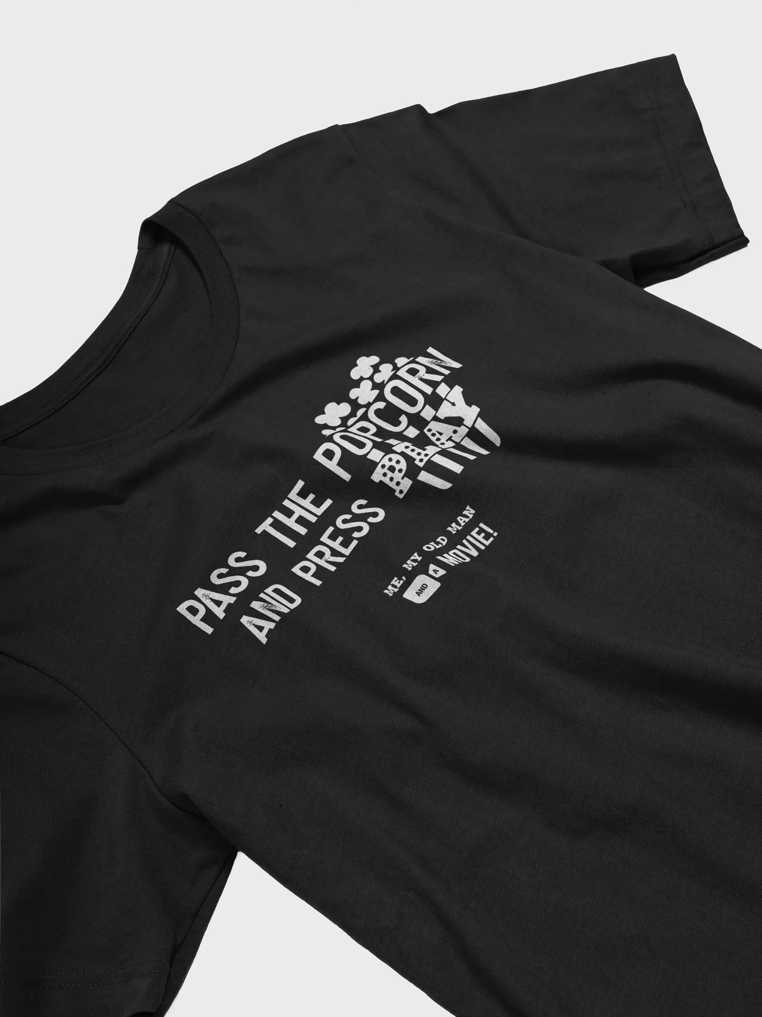 Pass the Popcorn Tee (light font) product image (3)