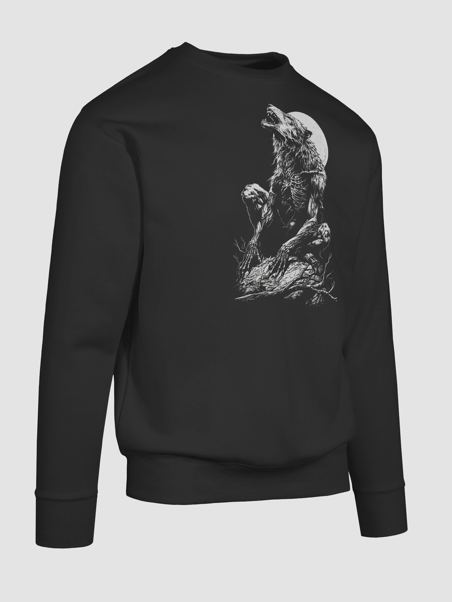 Werewolf Howling Lycanthropy Transformation Horror Monster sweatshirt product image (10)