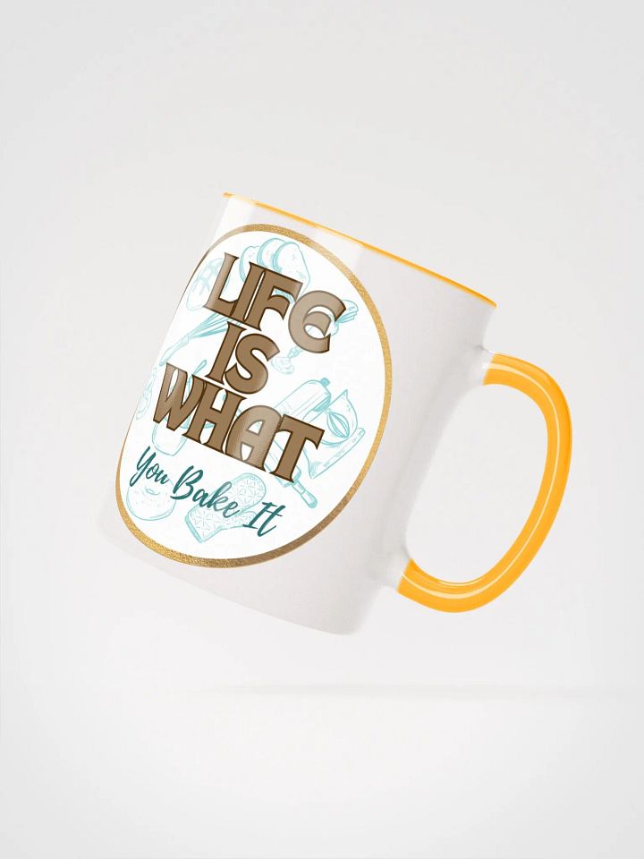 Life is What You Bake It Gold Mug product image (2)