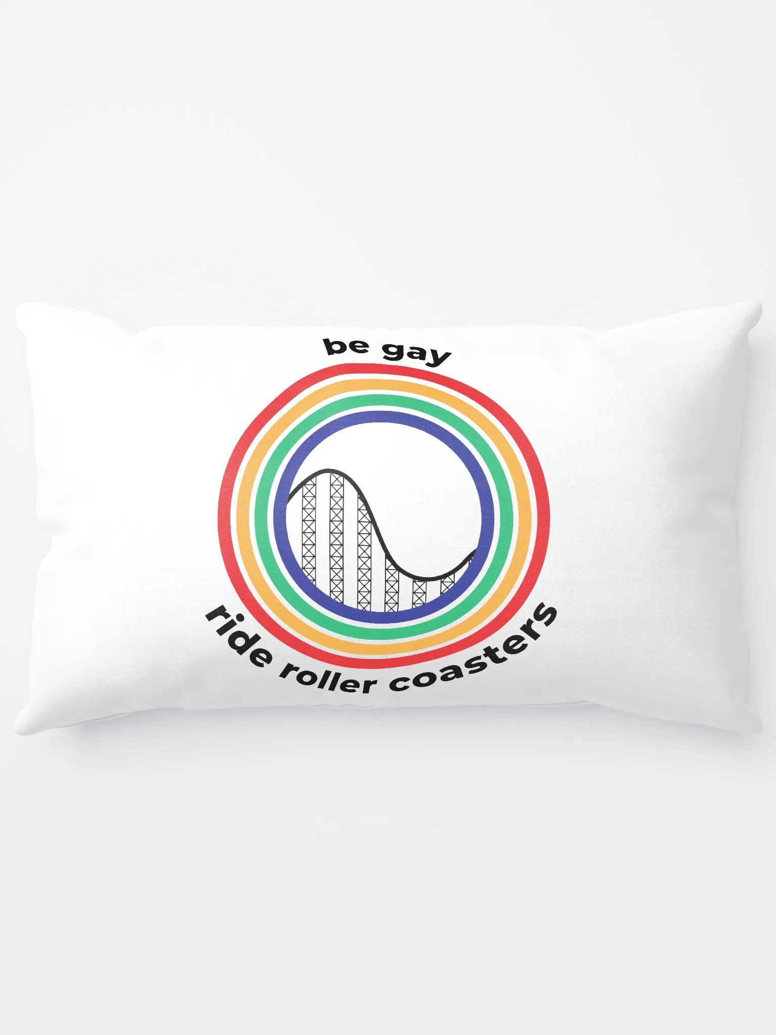 Pillow - Be Gay Ride Roller Coasters product image (15)