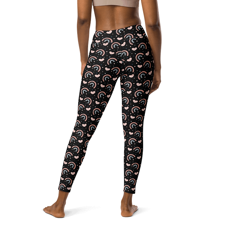 Rainbow Heartbeat High-Waisted Leggings - All-Day Comfort Fit product image (2)