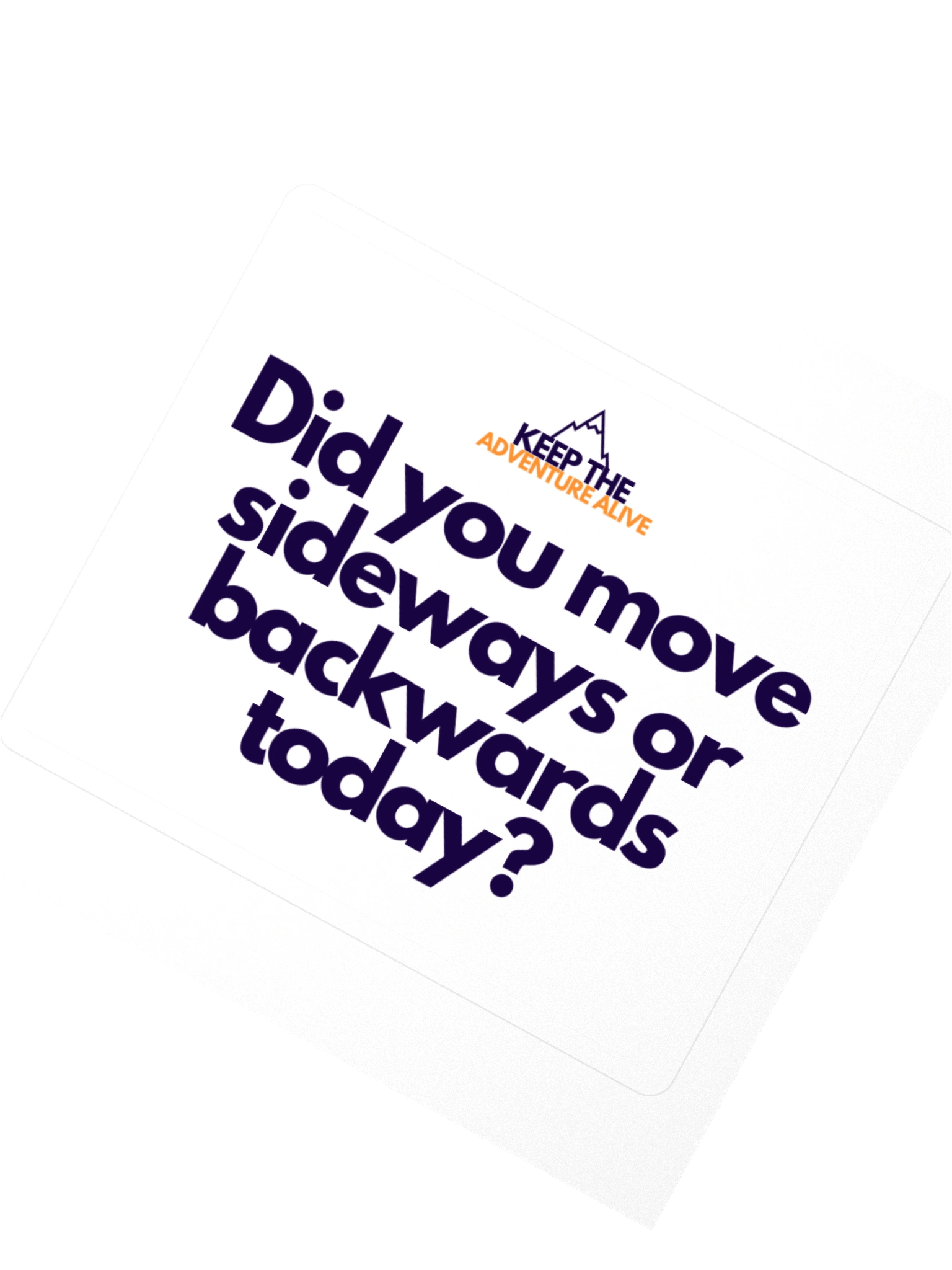 Sideways or Backwards Sticker product image (2)