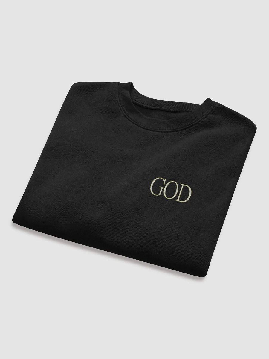 Good Vs Evil - God's In My Heart & The Devil's On My Back - Bella+Canvas Women's Fleece Crop Sweatshirt product image (3)