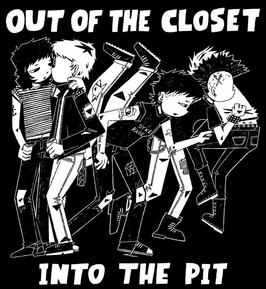 Out of the Closet, Into the Pit Black T-Shirt product image (11)