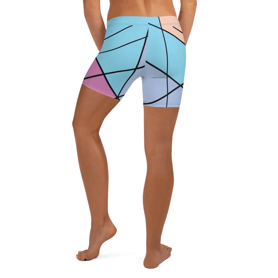 Modern Cool Multi-Colored Geometric Pattern Shorts product image (3)