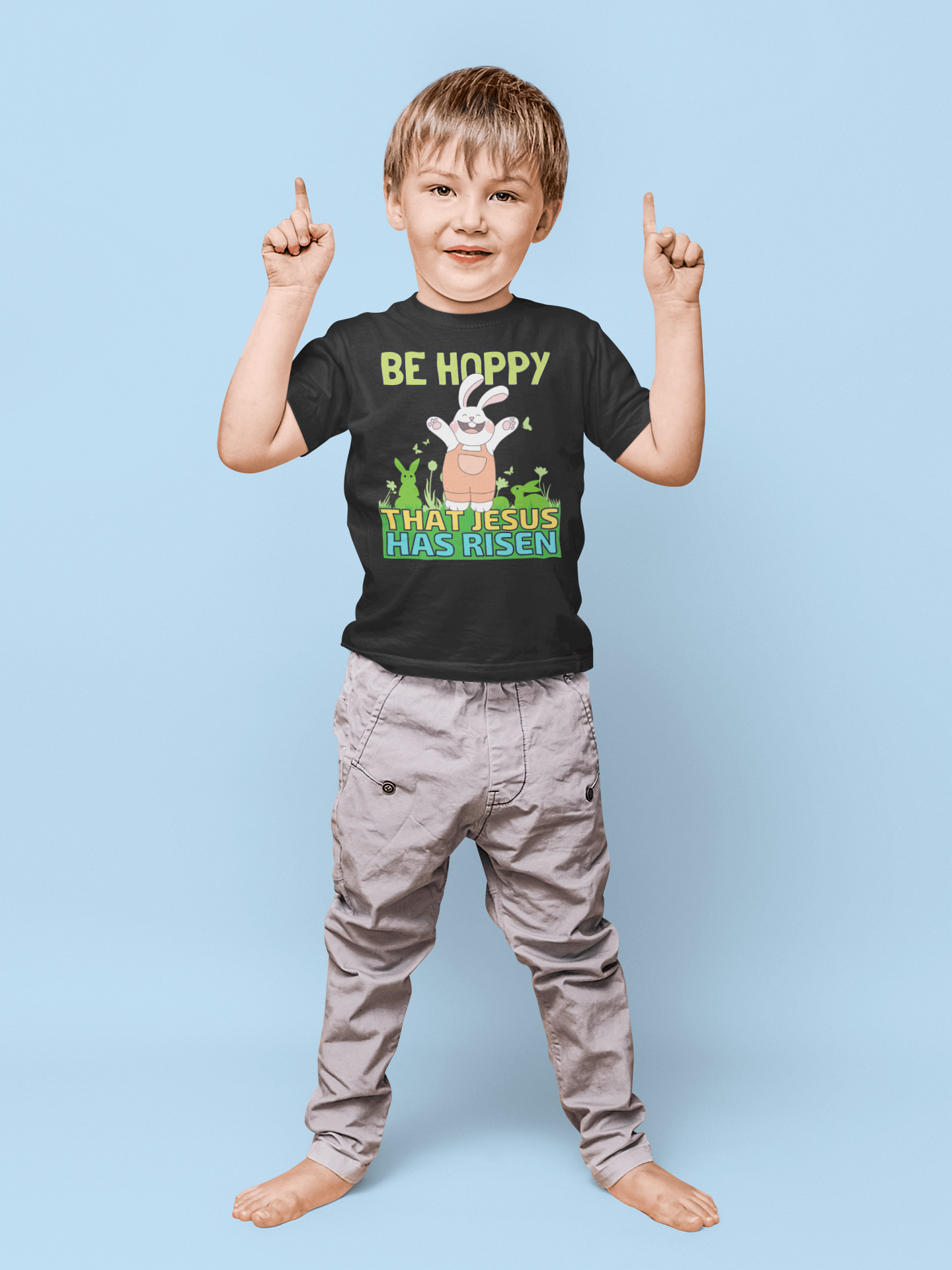 Be Hoppy That Jesus Has Risen Toddler Easter T-Shirt product image (1)