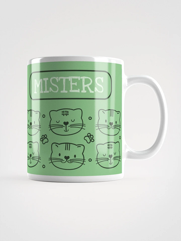 Whiskers over Misters Ceramic Mug - Adorable 11 oz or 15 oz Coffee Cup for Cat Lovers product image (1)