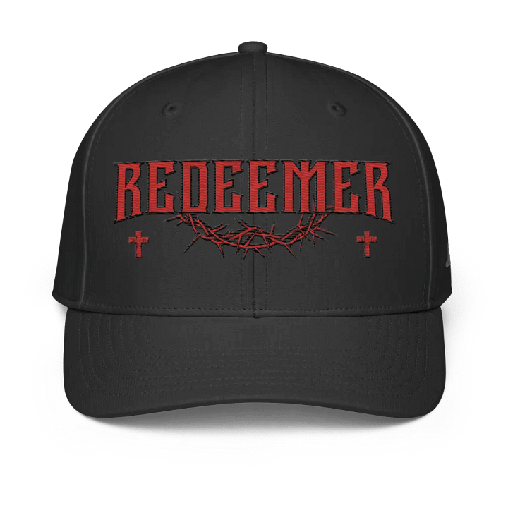Red Redeemer Crown 3D Puff Performance Cap product image (1)