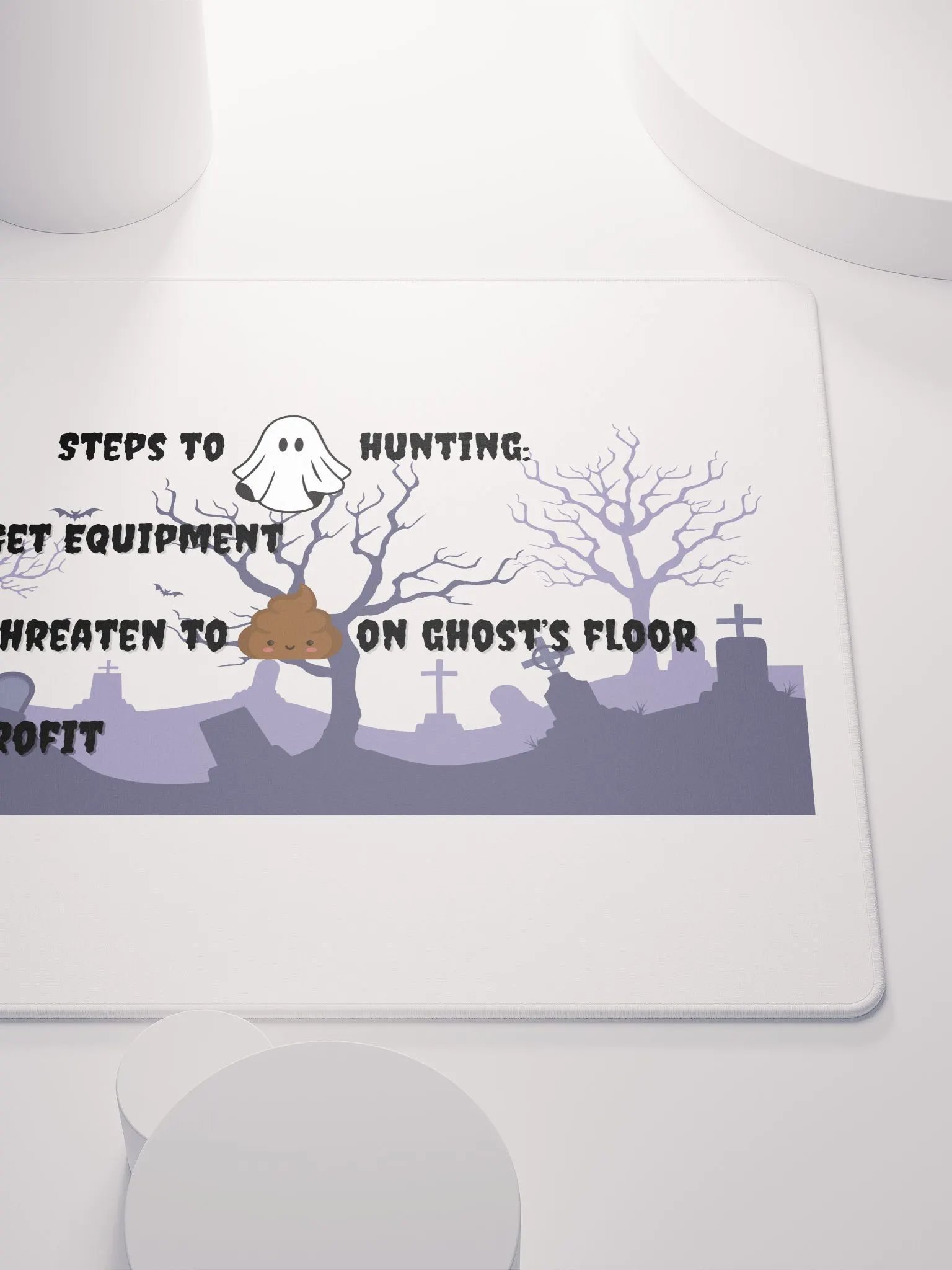 Ghost Hunting Steps Mousepad product image (5)