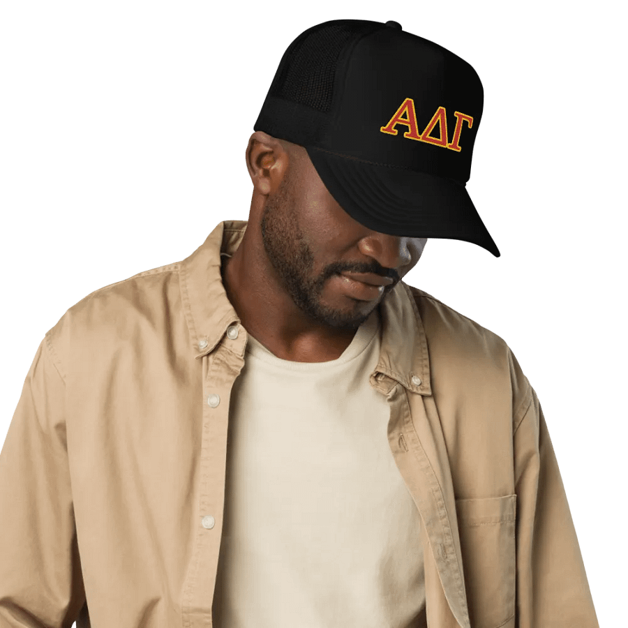 ADG Letters Foam Trucker Cap - Puff Embroidery product image (5)