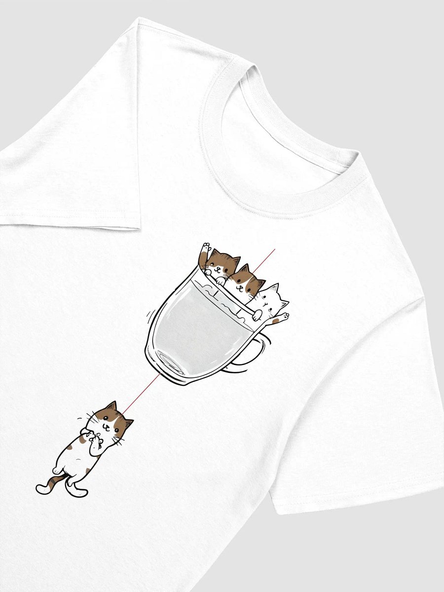 Whimsical Tea Time Cats T-Shirt product image (11)