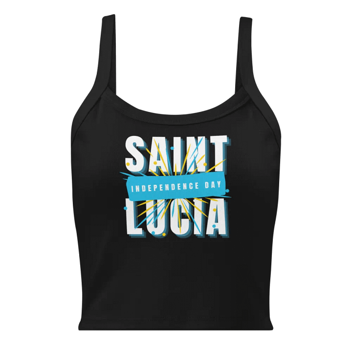 Saint Lucia Independence Day Celebration Tank Top product image (11)