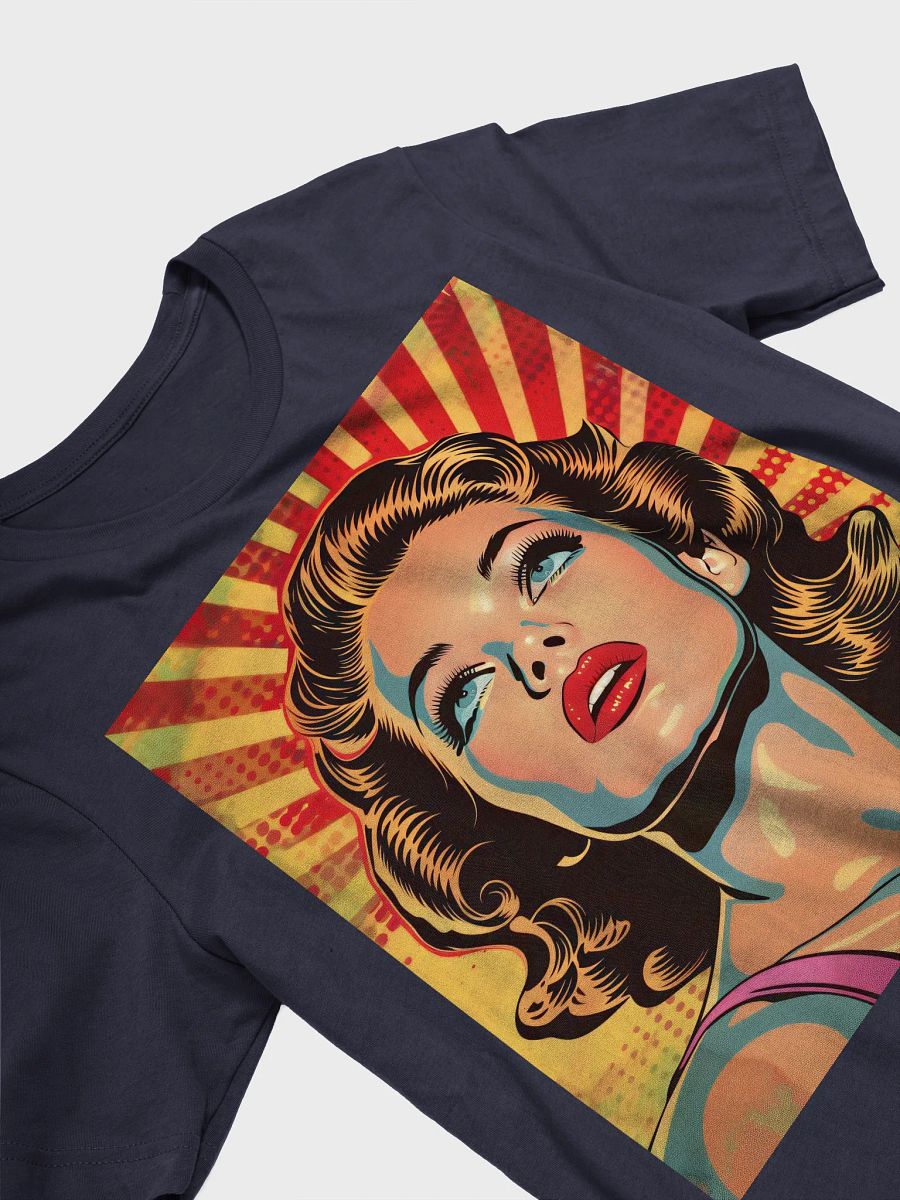 Pop Art Curly Vision Basic T-Shirt product image (2)