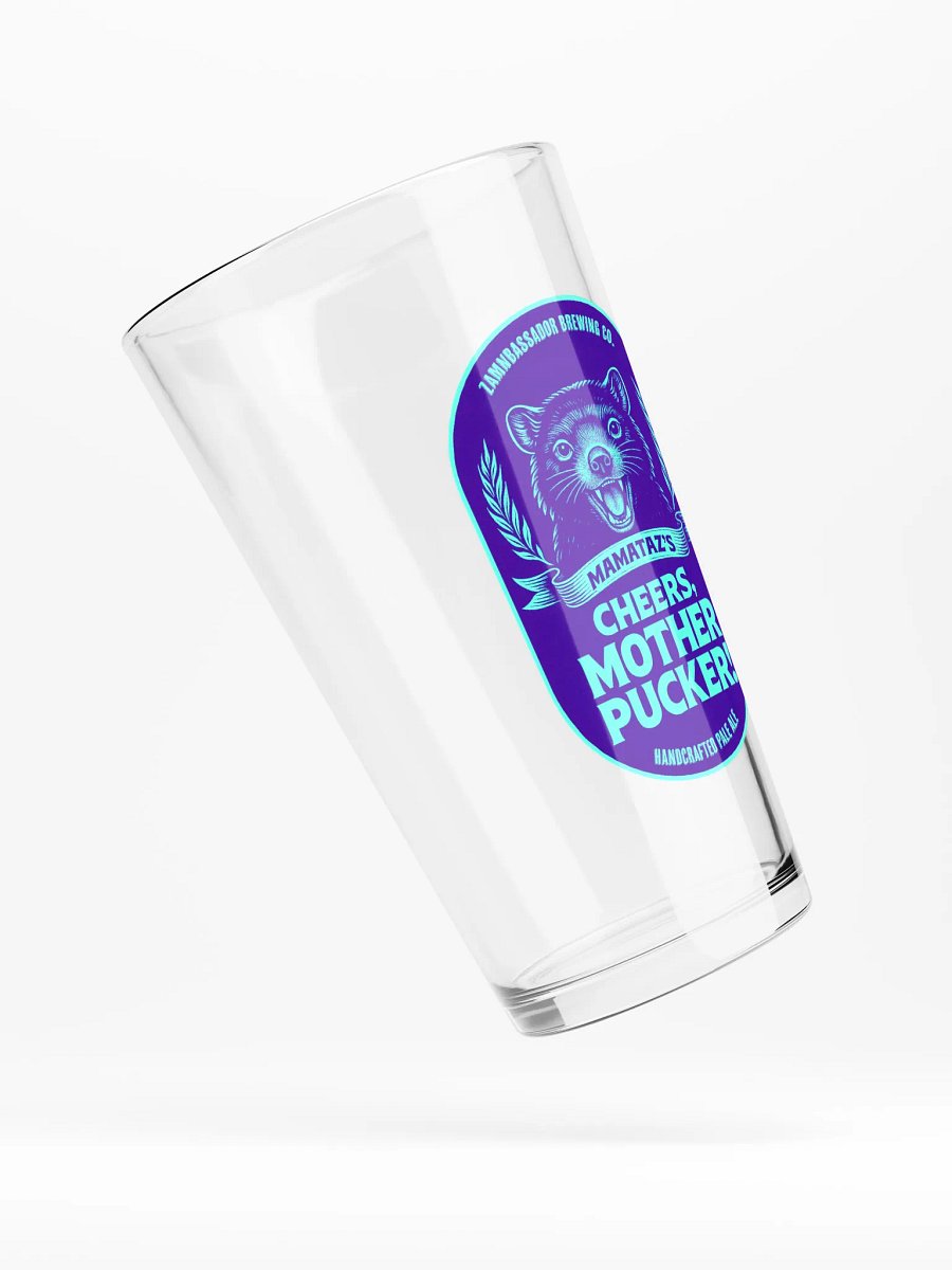 Mamataz's Cheers Mother Pucker Pint Glass product image (4)