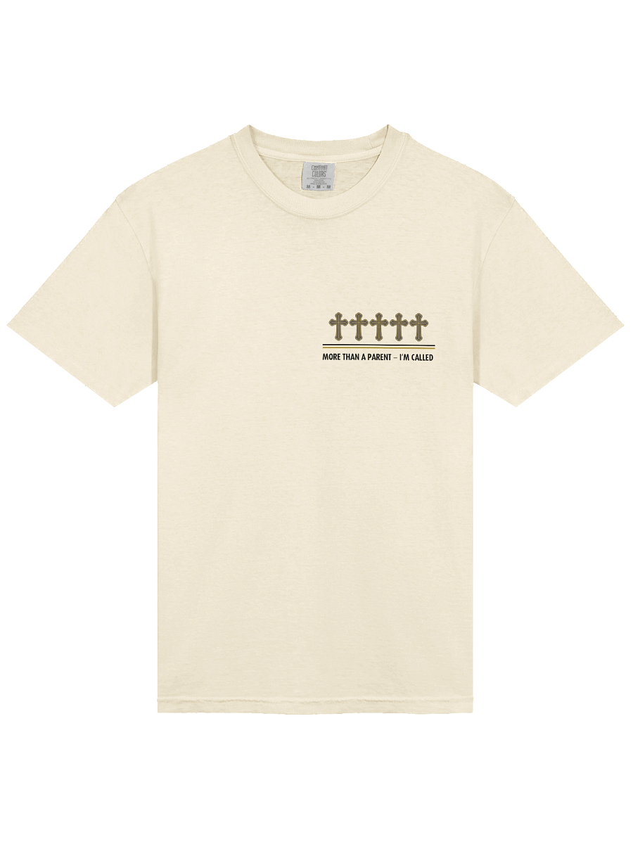 More Than A Parent - I Am Called | Christian Parents Comfort Colors T-shirt | Faith-Based Gift for Christian parents product image (25)