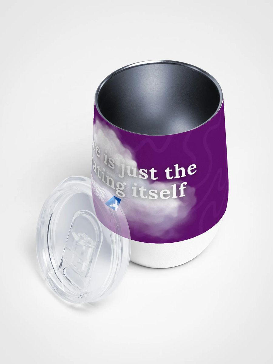 🍷 Turbulence Is Just The Wine Aerating Itself - Traveller’s Wine Tumbler product image (4)