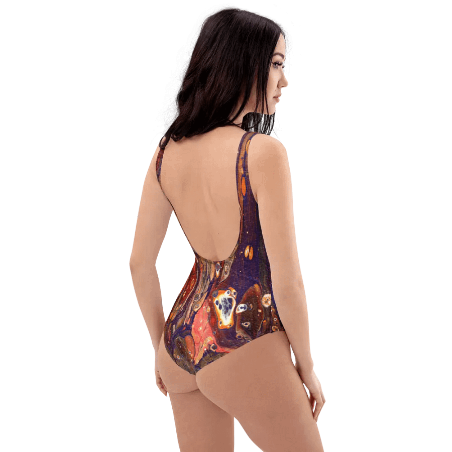 Hyperspace Fluid Acrylic One-Piece Swimsuit product image (8)