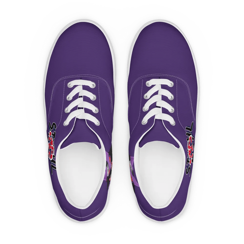 Gengar X Itachi Men's Lace-Up Canvas Shoes product image (11)