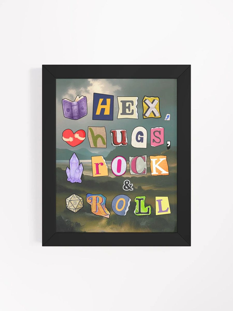 Hex, Hugs, Rock & Roll Framed Print product image (121)
